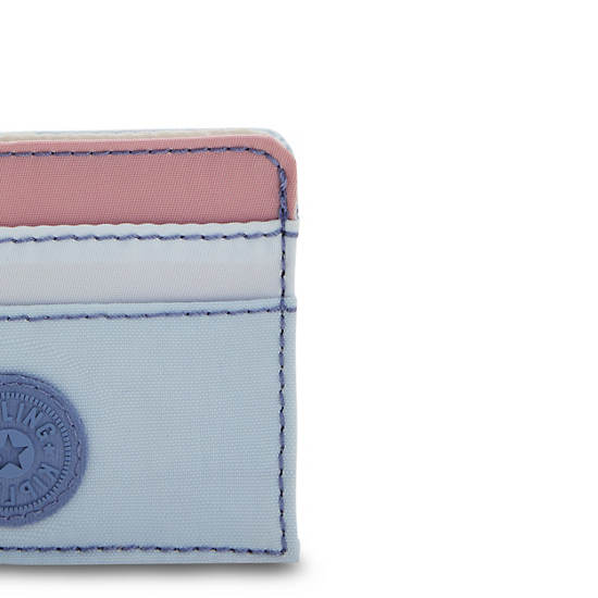 Kipling Cardy Card Holder Táska Világos Kék Rózsaszín | HU 2054BE